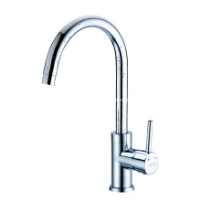 Brass Kitchen Faucet Low Profile And Long Spout